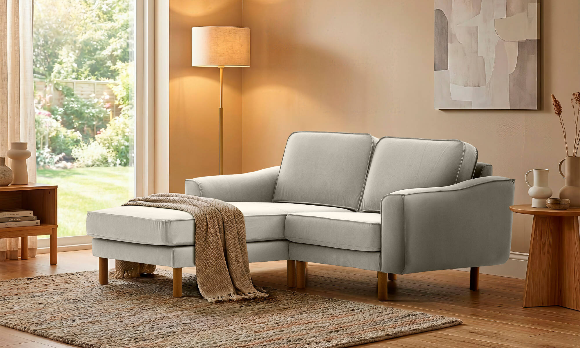 Lotus Tekli Uzanmalı - Kadife - 2