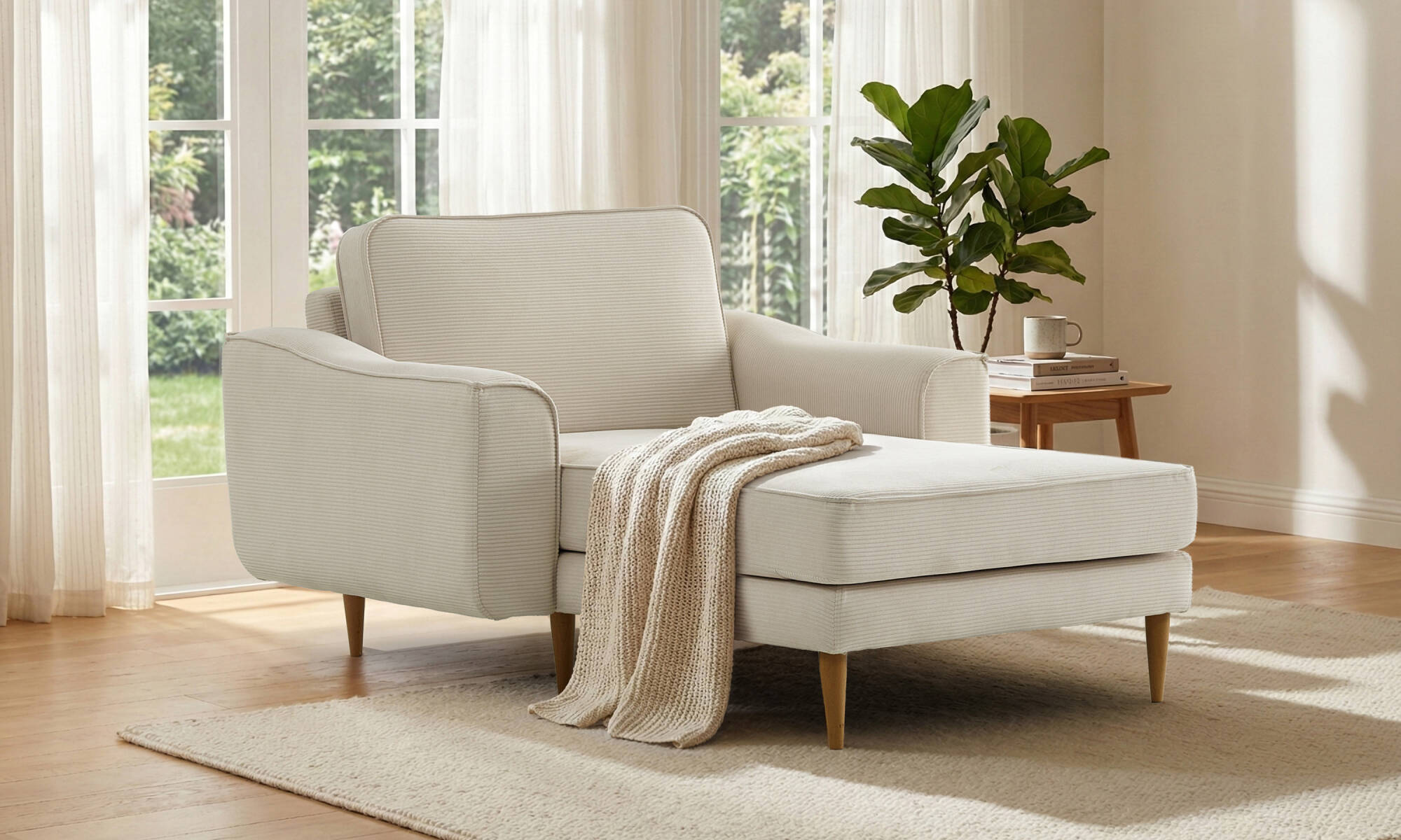 Lotus Sadece Uzanmalı - Fitilli Kadife - 2