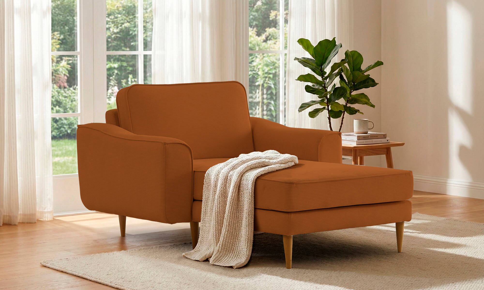 Lotus Sadece Uzanmalı - Fitilli Kadife - 2