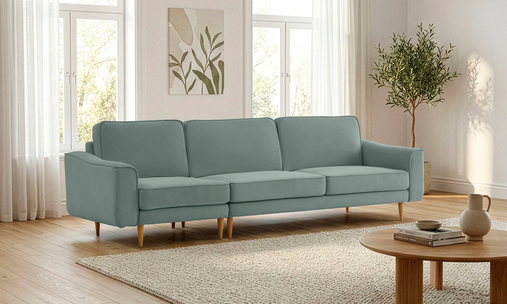 Lotus Dörtlü - Fitilli Kadife - 2