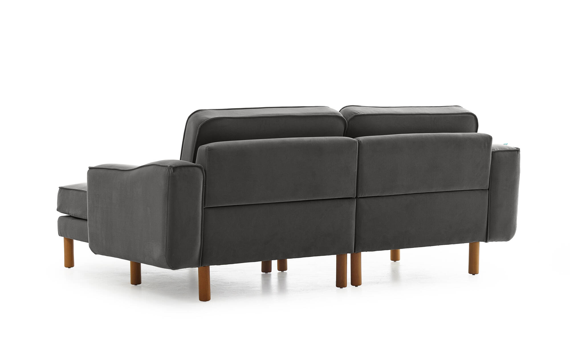 Lotus Tekli Uzanmalı - Kadife - 4