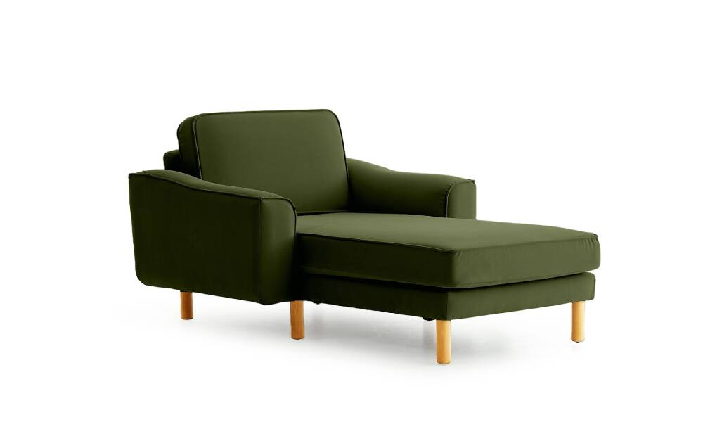 Lotus SadeceUzanmali Kadife Yesil Silindir AcikCeviz