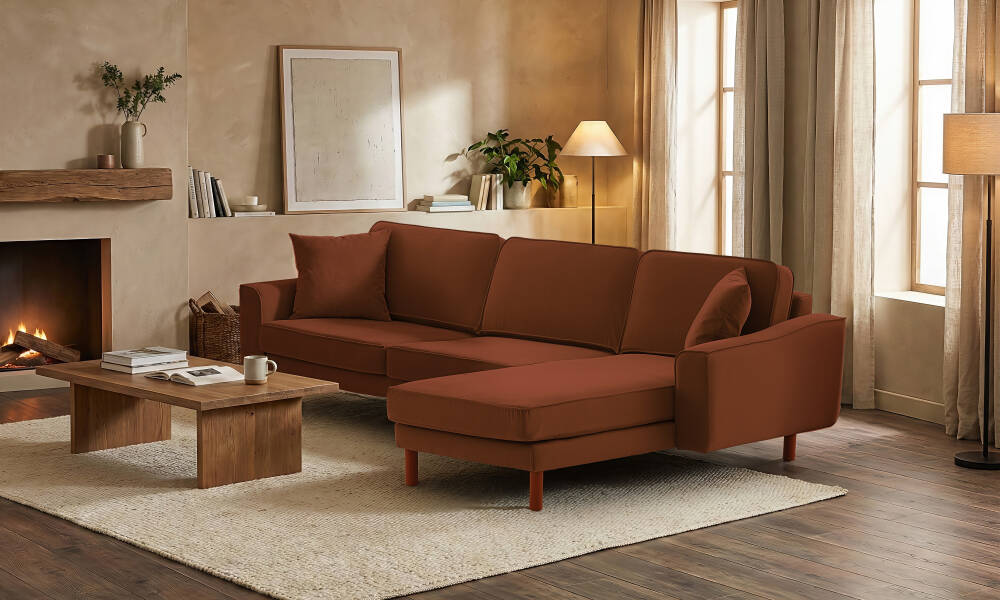 Lotus Üçlü Uzanmalı - Kadife (1)