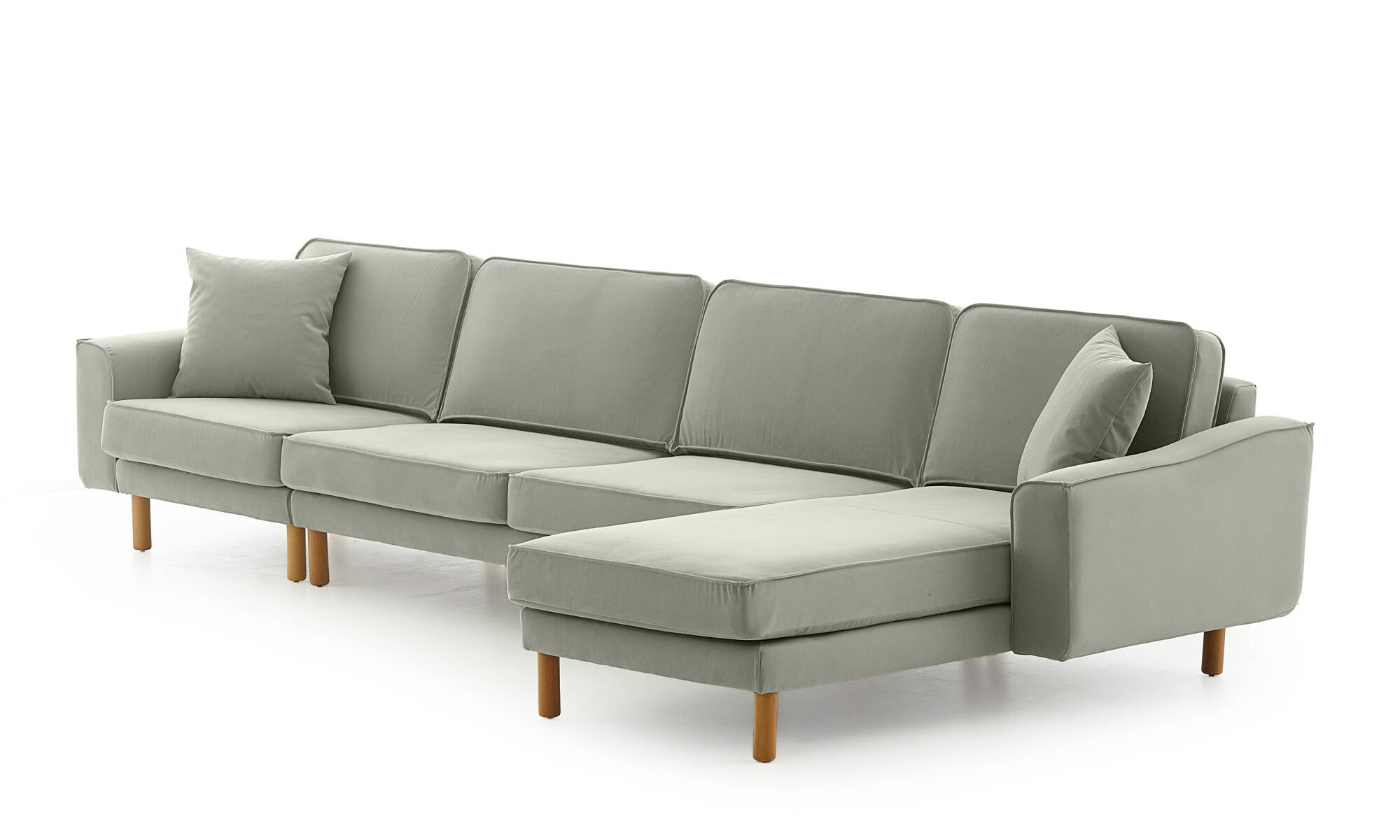 Lotus Dörtlü Uzanmalı - Kadife - 7