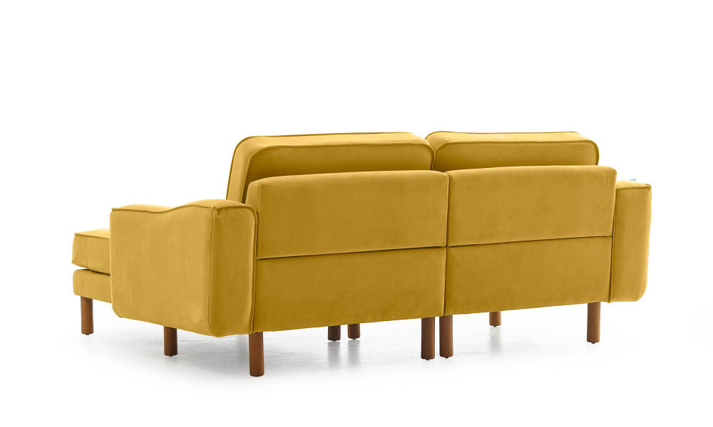 Lotus Tekli Uzanmalı - Kadife - 4