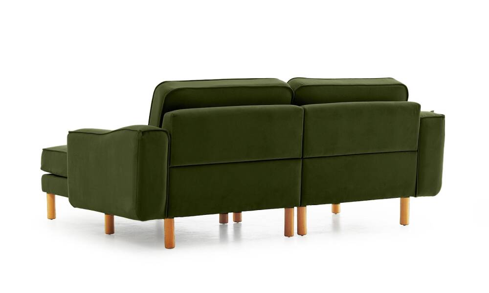 Lotus TekliUzanmali Kadife Yesil Silindir AcikCeviz - 3