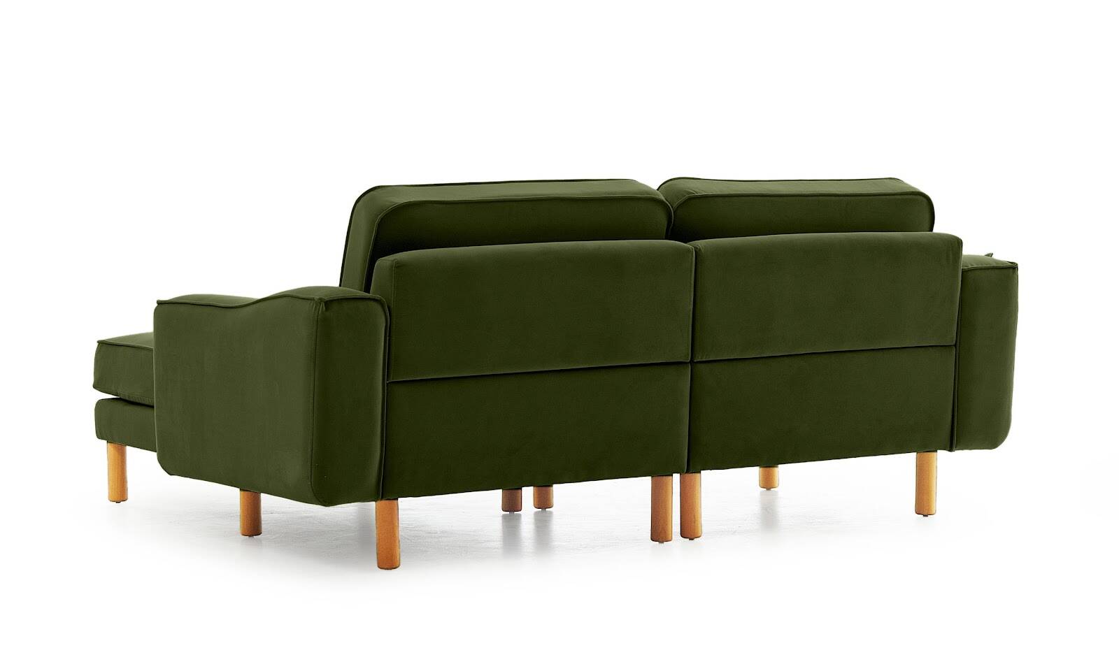 Lotus TekliUzanmali Kadife Yesil Silindir AcikCeviz - 3