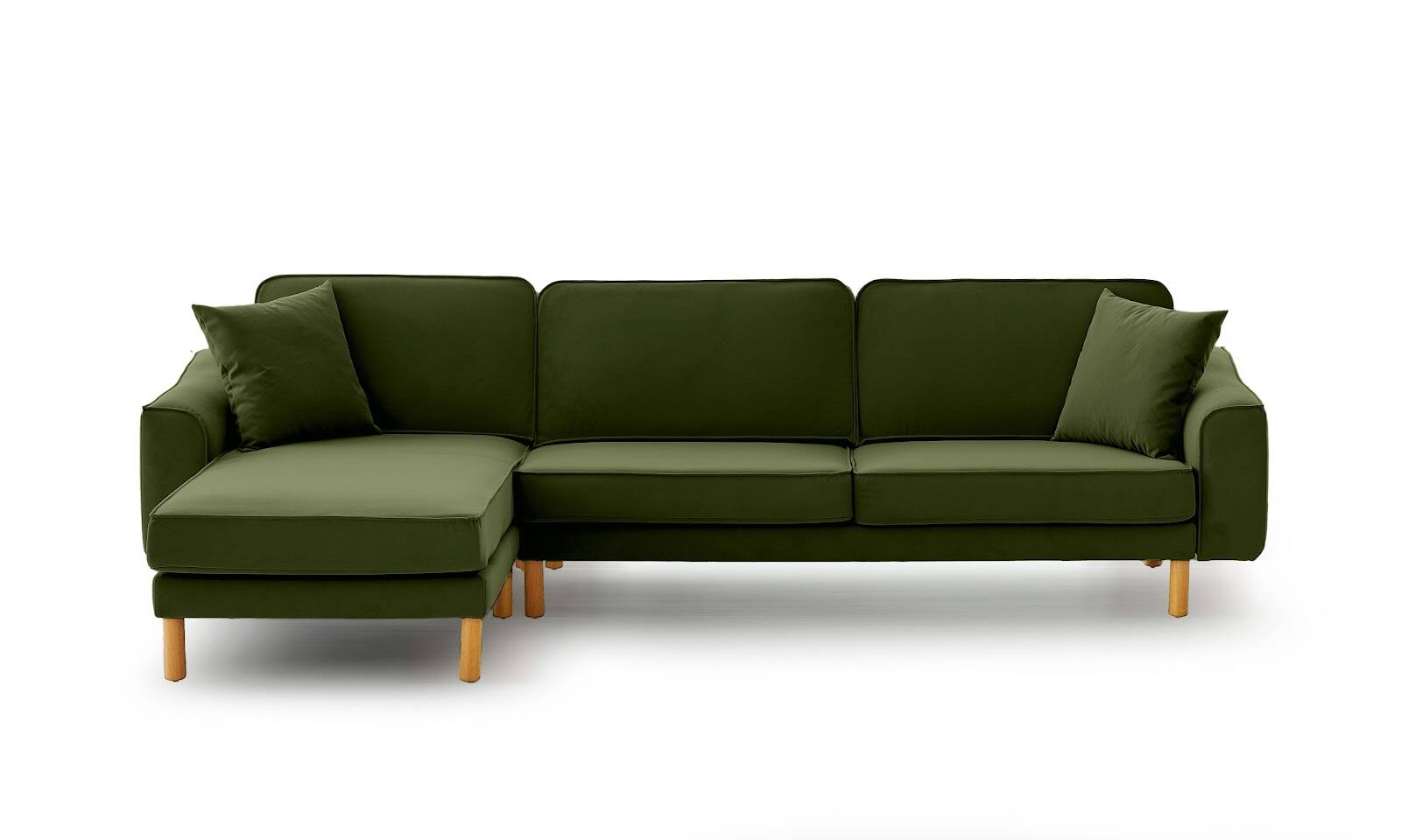 Lotus UcluUzanmali Kadife Yesil Silindir AcikCeviz - 1