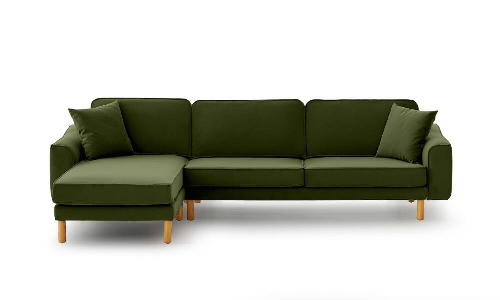 Lotus UcluUzanmali Kadife Yesil Silindir AcikCeviz