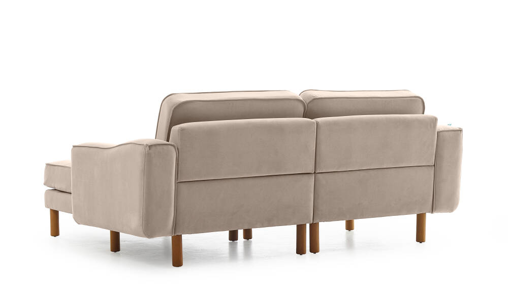 Lotus Tekli Uzanmalı - Kadife - 4