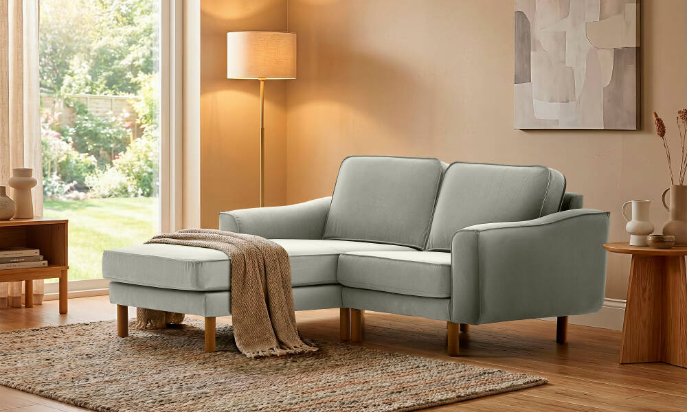 Lotus Tekli Uzanmalı - Kadife (1)