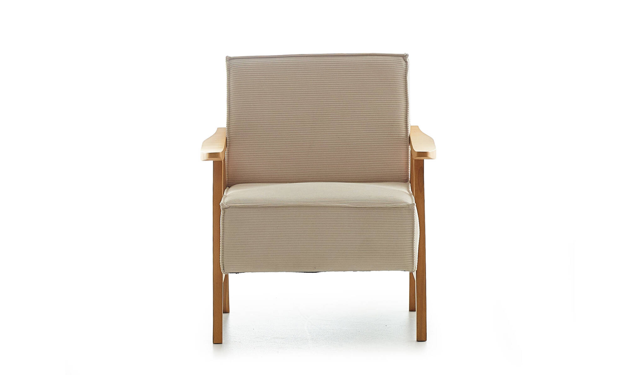 Mono Berjer Fitilli Kadife Krem Açık ceviz - 4