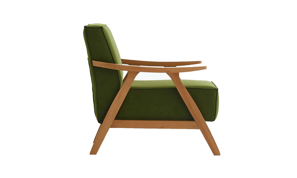 Mono Berjer Kadife Yeşil Açık ceviz (1)